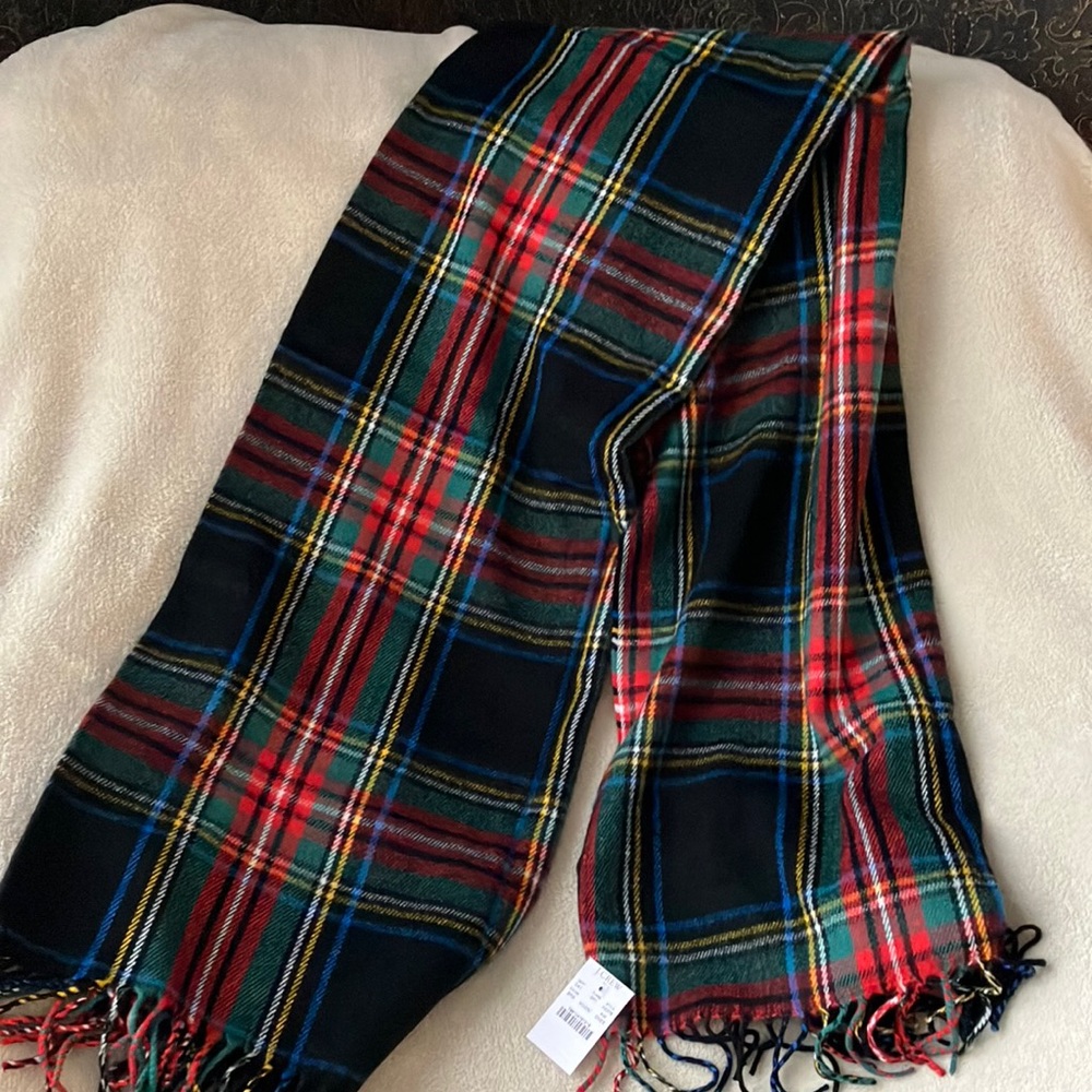 J Crew plaid wrap